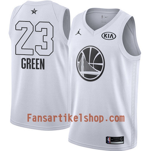 NBA Golden State Warriors Trikot Draymond Green 23 2018 All-Star Jordan Brand Weiß Swingman - Herren